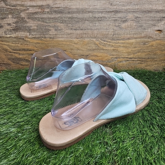 New Vans Ayla Slide Green Slip On Slides Flats - Picture 4 of 9